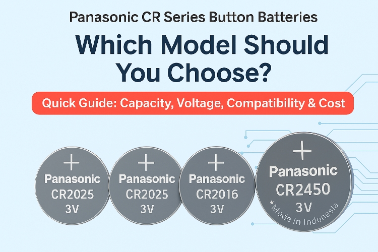 Panasonic CR Series Button Batteries Guide